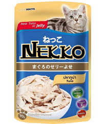 Nekko Adult Pouch Wet Cat Food Tuna in jelly 70g