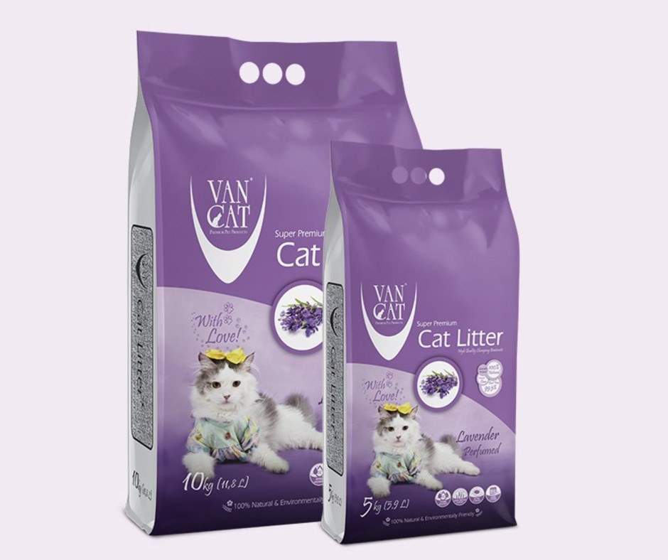 VanCat Lavander Perfumed Clumping Cat Litter- 10KG