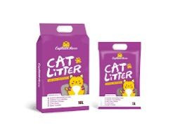 Captain Meow Bentonite Cat Litter Lavender Flavour 10L