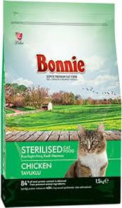Bonnie Sterilised Adult Cat Food Chicken Tavuklu 1.5kg