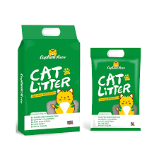 Captain Meow Bentonite Cat Litter Apple Flavour 10L