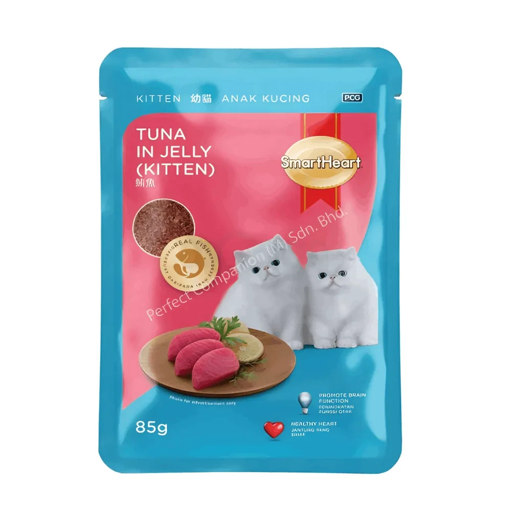 Smartheart Pouch Kitten Food Tuna In Jelly 85g