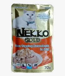 Nekko Gold Pouch Tuna Topping Katsuobushi In Jelly
